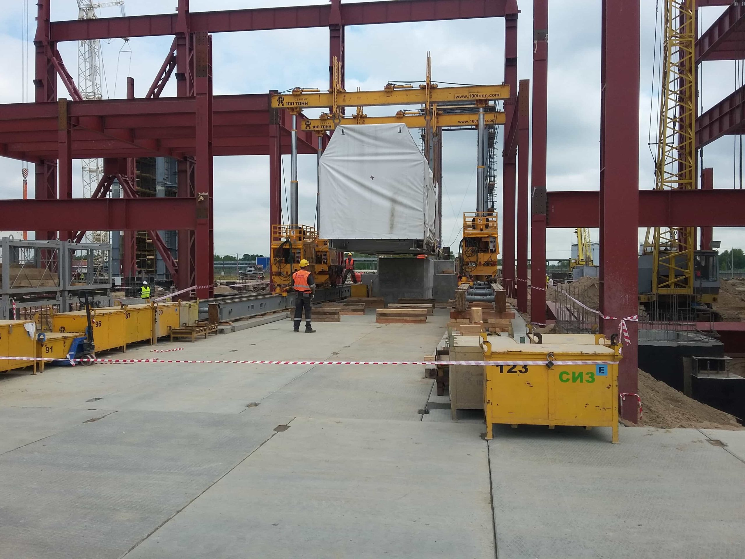 Установка энергетического оборудования на Прегольской ТЭС | 100 Тонн Монтаж