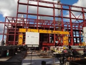 Перемещение линии сборки автомобильных кресел