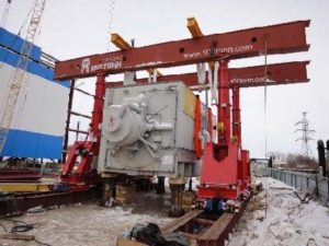 Демонтаж и монтаж шабота молота, ЧКПЗ