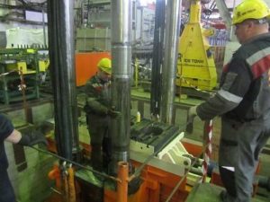 Демонтаж, упаковка и отгрузка пресса Benelli 1000TM на заводе ЗВИ в Москве