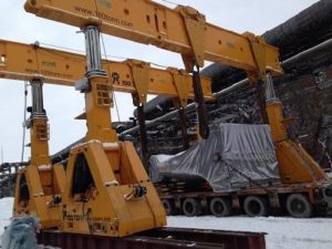 Перегрузка, транспортировка, кантование и установка пресса SACMI в Екатеринбурге