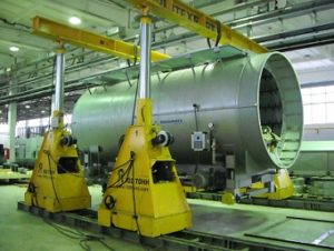 Монтаж редукторов на Новогуровском цементном заводе