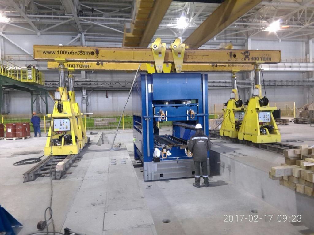 Разгрузка, выгрузка оборудования