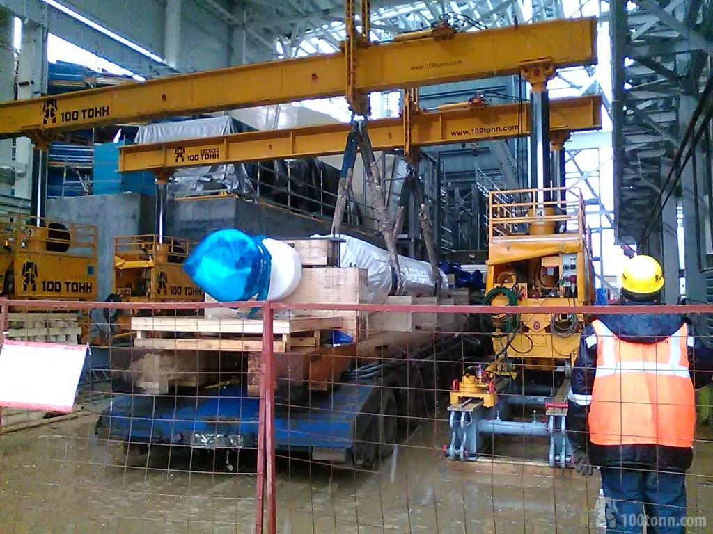 Разгрузка, выгрузка оборудования