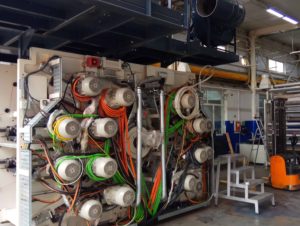 Передислокация экструзионной машины рукавной пленки Macchi №2 ES-55-30 COEX3