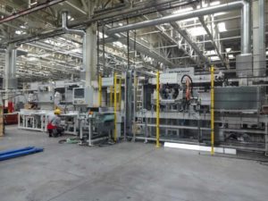 Разгрузка и установка трубчатой печи обжига на фундаментные опоры в Смоленской области