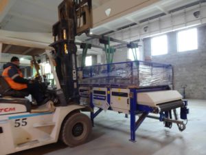 Монтаж технологической линии по производству керамической плитки малых форматов итальянской фирмы «SITI» в Ростовской области