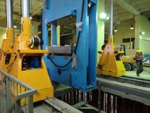 Установка пресса MIB Hydro в проектное положение