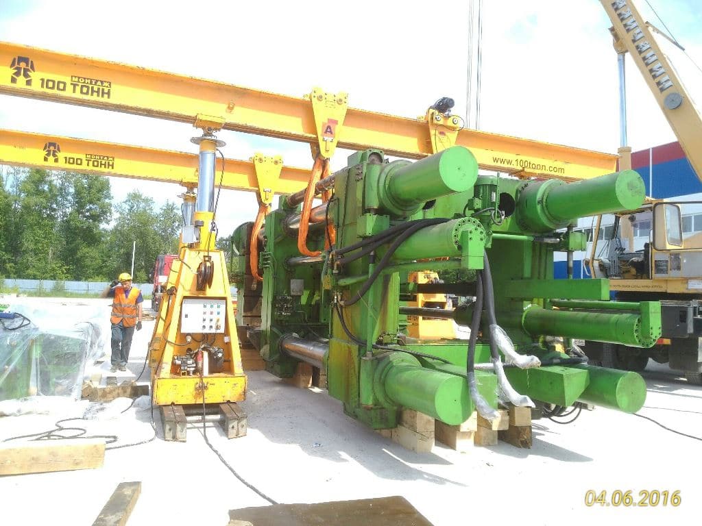 Разгрузка, выгрузка оборудования