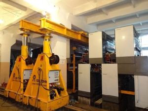 Перебазирование и монтаж печатной машины Komori Lithrone 444S