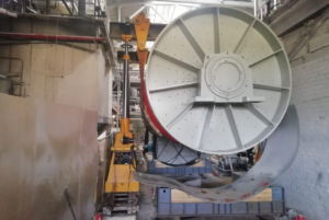 Механический монтаж блока резиносмешения