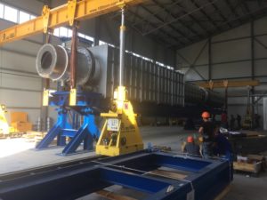 Такелаж и установка пресса Schuler CFL 1000C в проектное положение