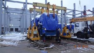 Монтаж пресса AIDA PDA-40H