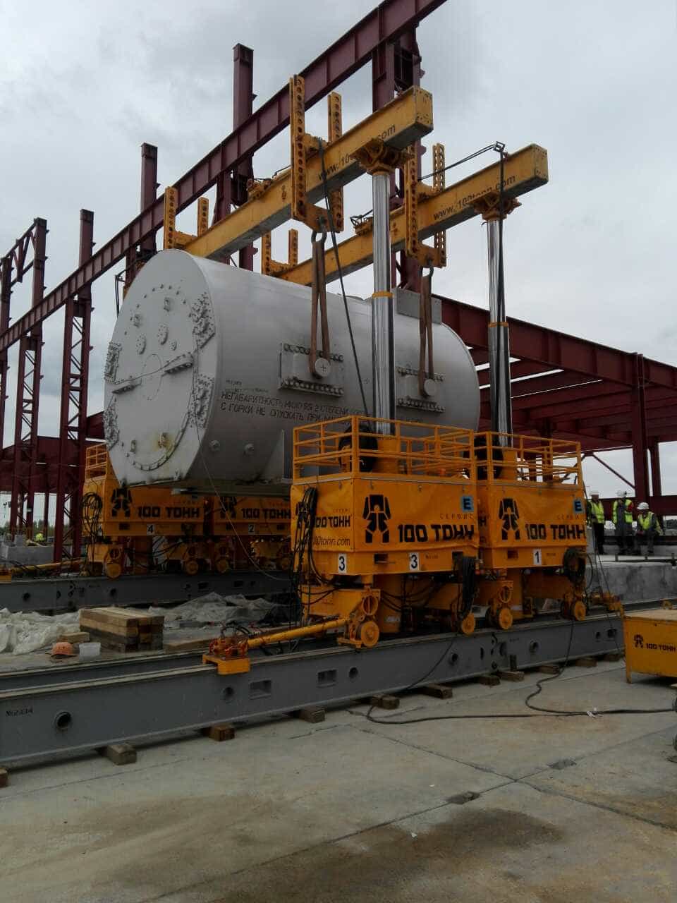 Установка энергетического оборудования на Прегольской ТЭС