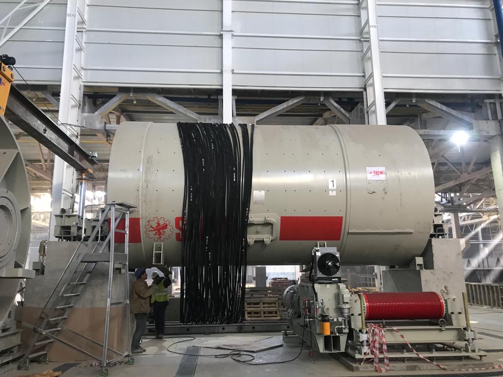 Подъем модуля мельницы на фундамент в Орловской области Подъем модуля мельницы на фундамент в Орловской области