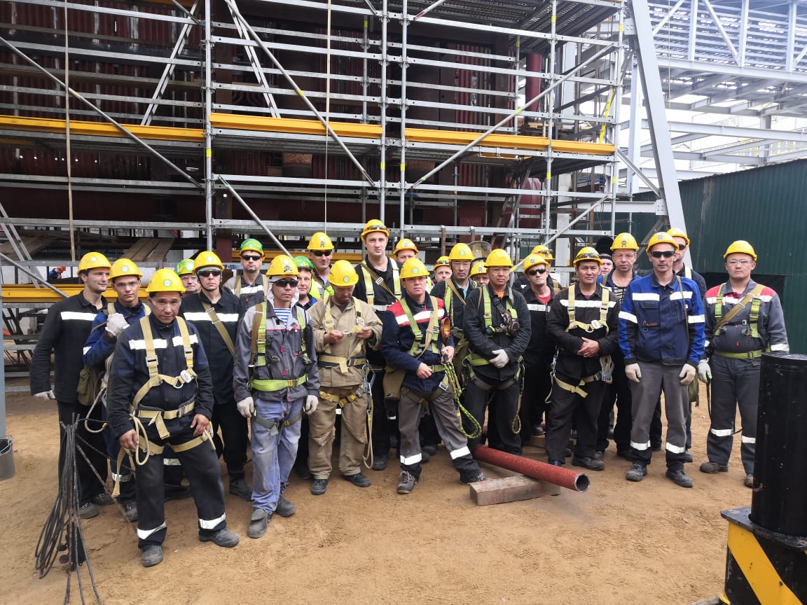 Инструктаж перед началом монтажа на ОПО