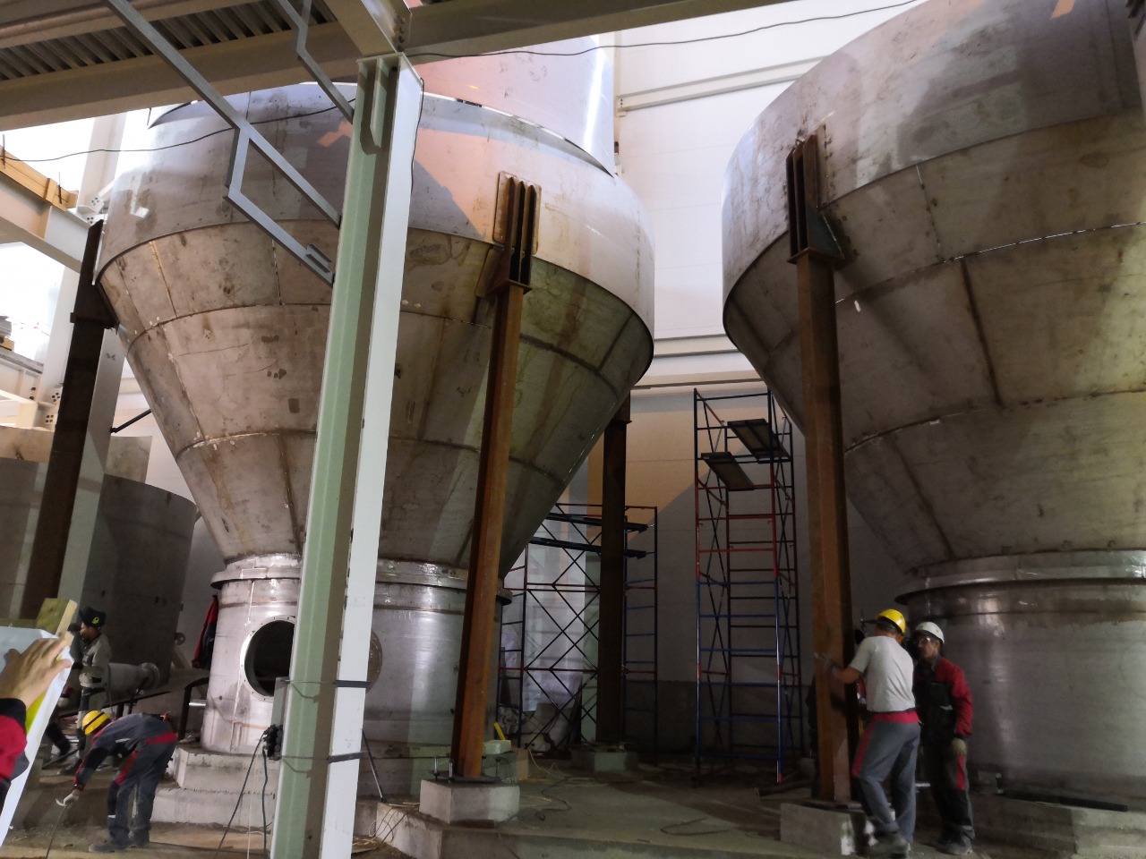 Установка и монтаж емкостей в ЦБП Установка и монтаж емкостей в ЦБП