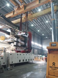 Такелаж нижней балки листоправильной машины