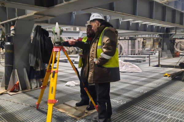 Геодезические работы при монтаже оборудования