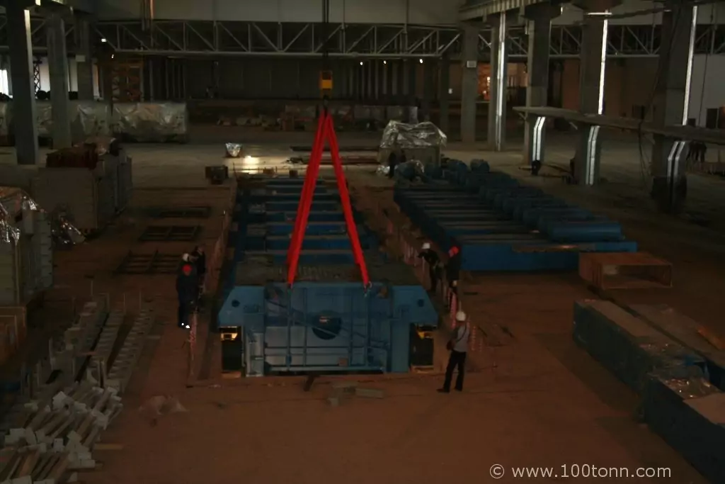 Сборка прессовой линии Fagor общим весом около 4000 тонн