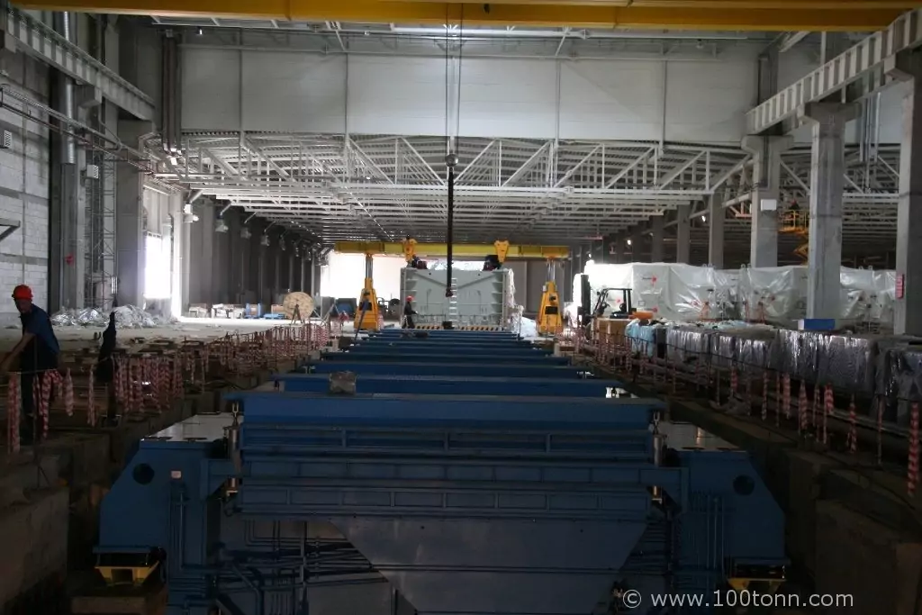 Сборка прессовой линии Fagor общим весом около 4000 тонн