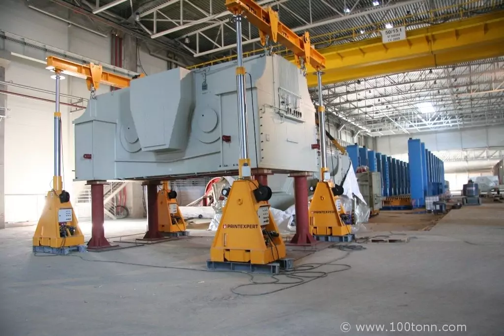 Сборка прессовой линии Fagor общим весом около 4000 тонн