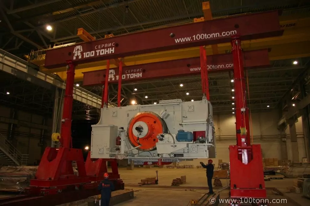 Сборка прессовой линии Fagor общим весом около 4000 тонн