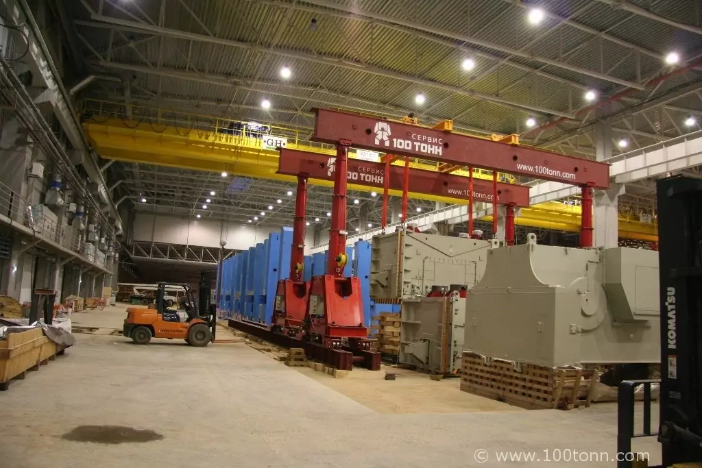 Сборка прессовой линии Fagor общим весом около 4000 тонн