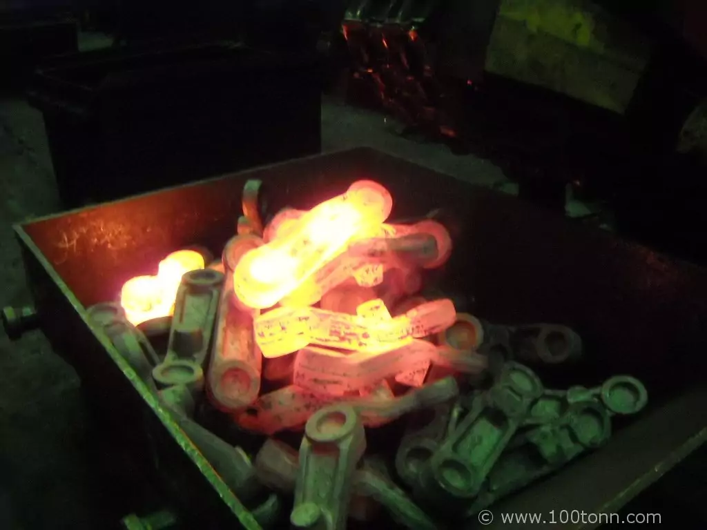 Монтаж шабота молота, ЧКПЗ