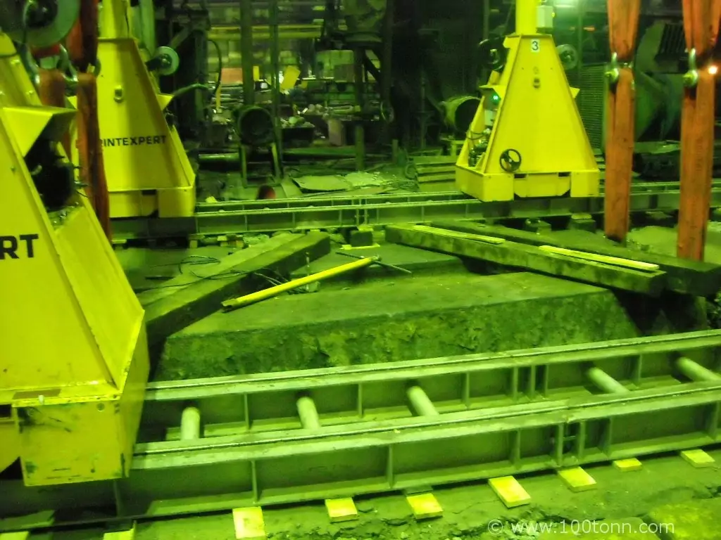 Монтаж шабота молота, ЧКПЗ