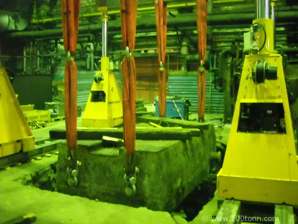 Монтаж шабота молота, ЧКПЗ