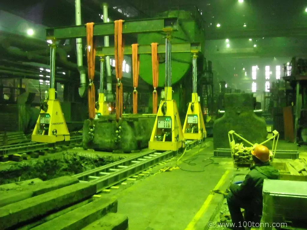 Монтаж шабота молота, ЧКПЗ