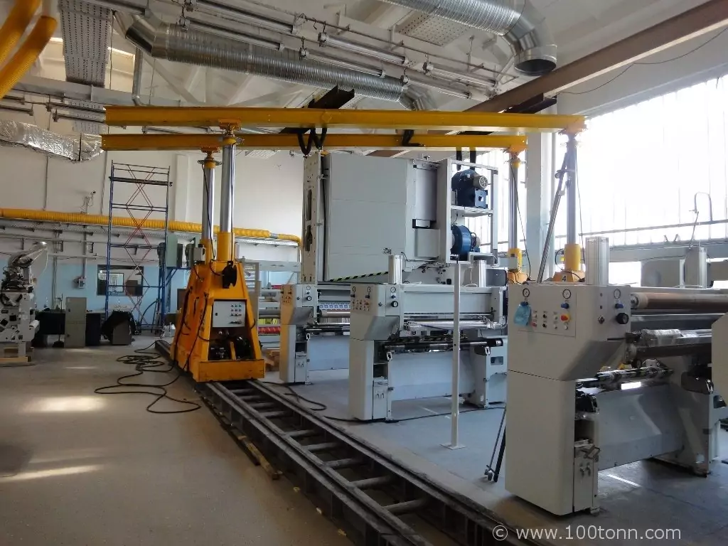 Монтаж печатной машины и ламинатора Rotomec (Италия) для «НПО «Криптен» (г. Дубна)