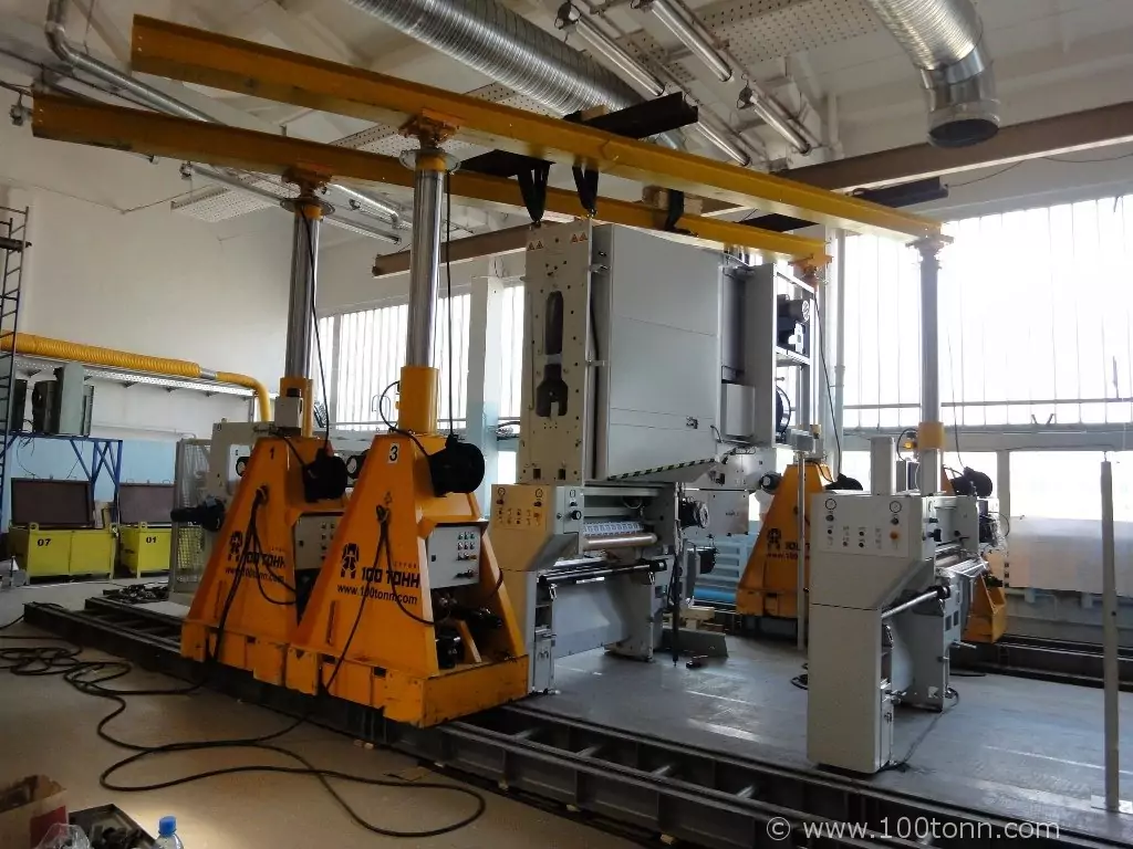 Монтаж печатной машины и ламинатора Rotomec (Италия) для «НПО «Криптен» (г. Дубна)