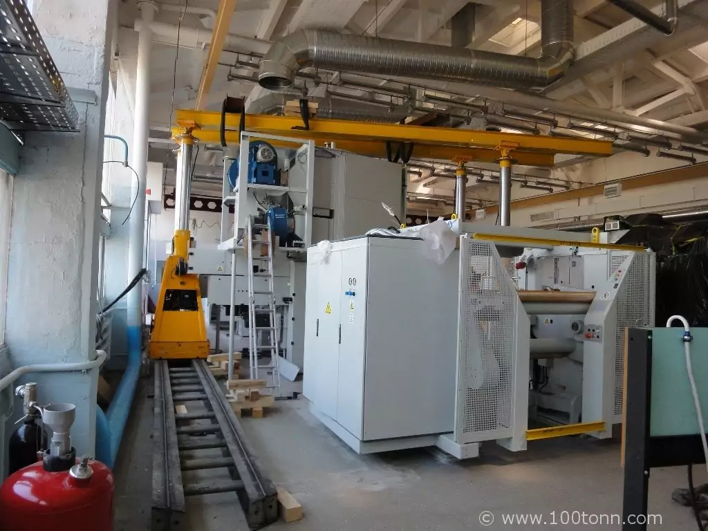 Монтаж печатной машины и ламинатора Rotomec (Италия) для «НПО «Криптен» (г. Дубна)