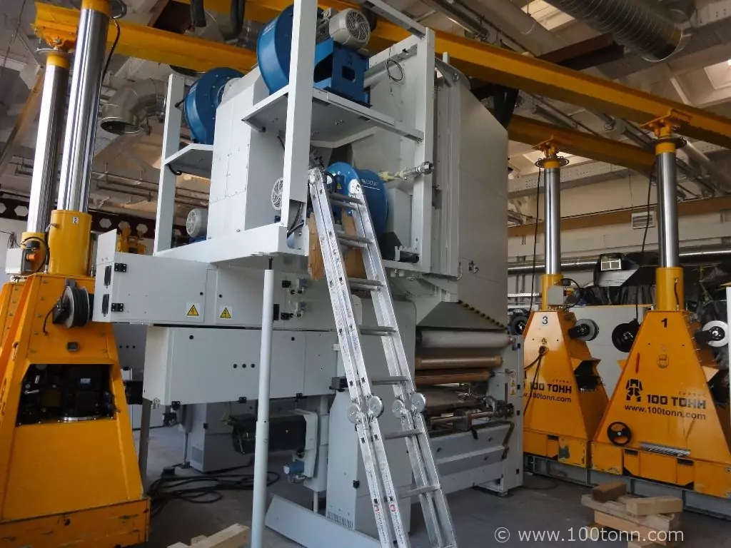 Монтаж печатной машины и ламинатора Rotomec (Италия) для «НПО «Криптен» (г. Дубна)