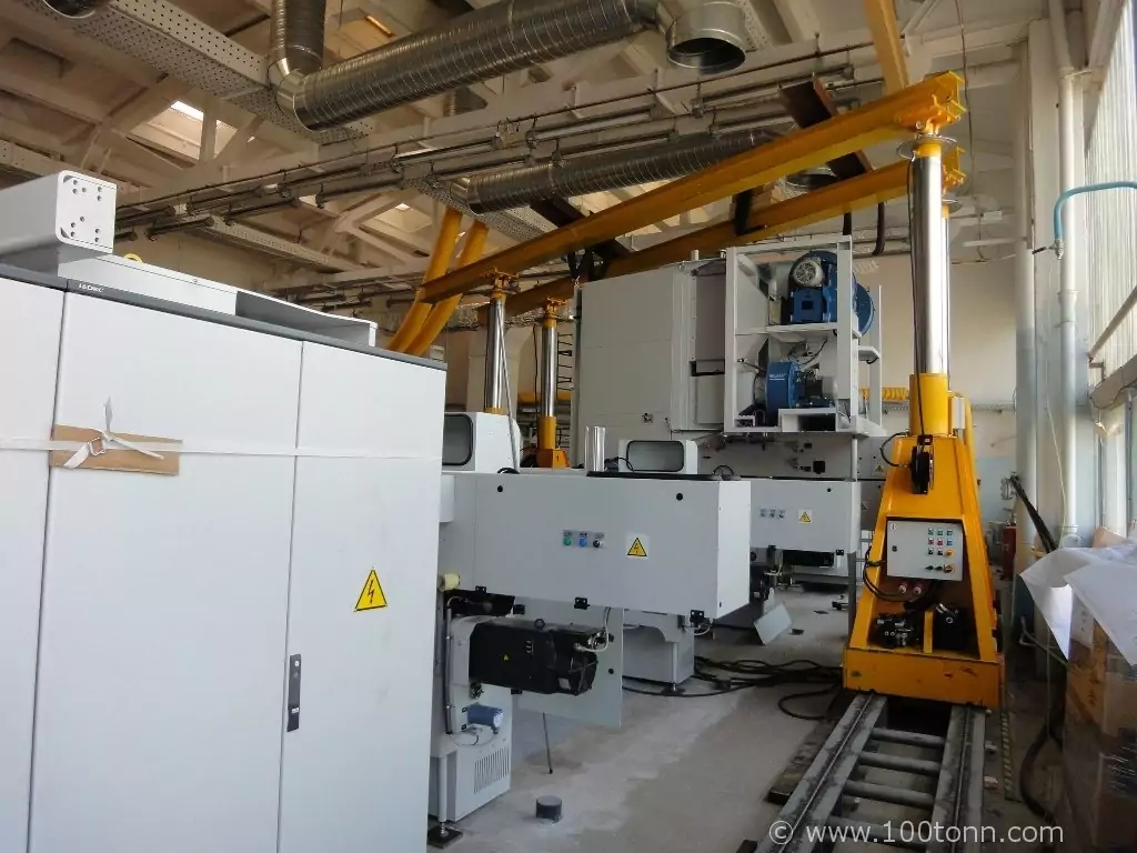 Монтаж печатной машины и ламинатора Rotomec (Италия) для «НПО «Криптен» (г. Дубна)