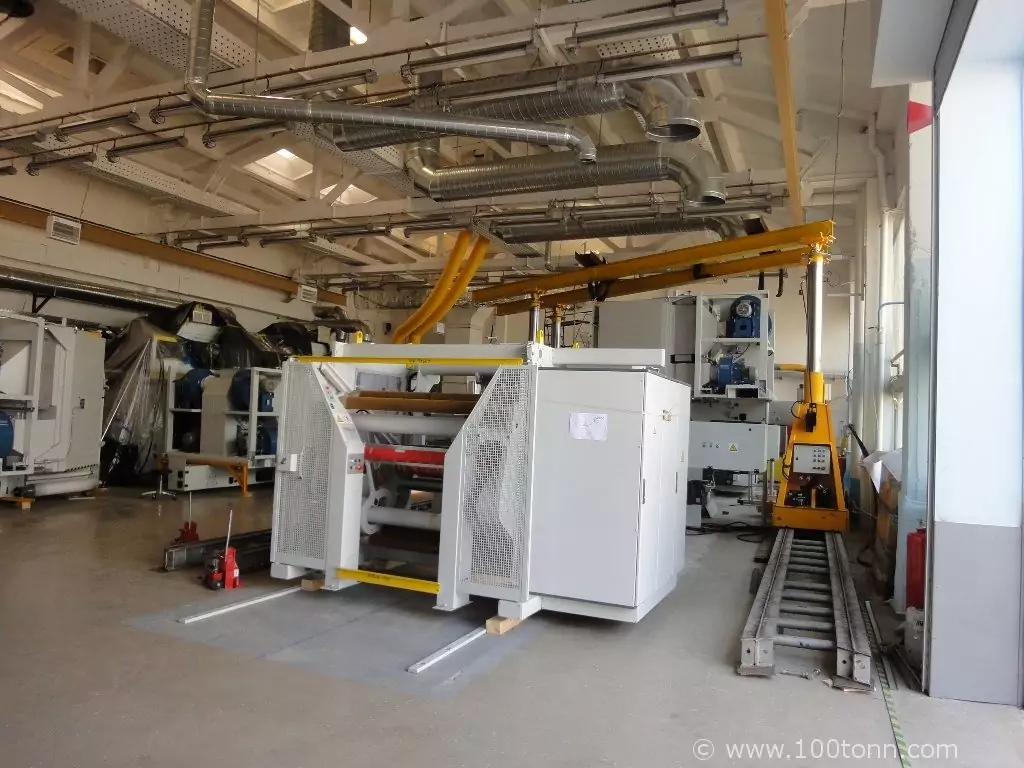 Монтаж печатной машины и ламинатора Rotomec (Италия) для «НПО «Криптен» (г. Дубна)