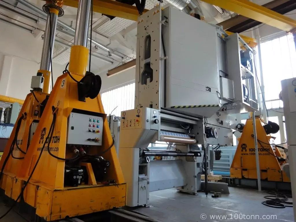 Монтаж печатной машины и ламинатора Rotomec (Италия) для «НПО «Криптен» (г. Дубна)