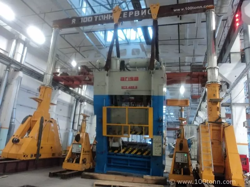 Установка прессов ARISA для завода Gestamp Automocion, Тольятти