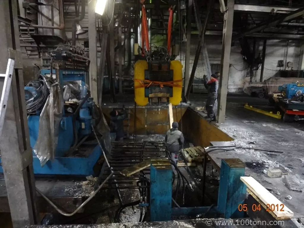 Демонтаж экструзионной линии для ОАО «Омскшина»