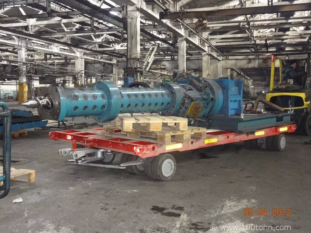 Демонтаж экструзионной линии для ОАО «Омскшина»