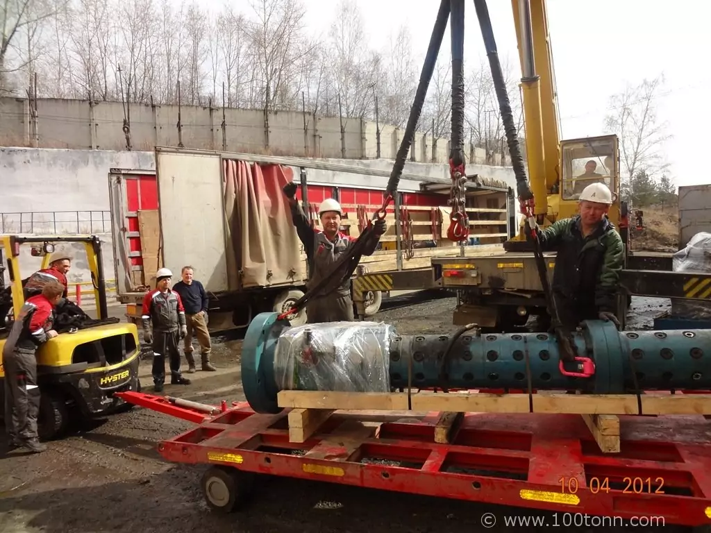 Демонтаж экструзионной линии для ОАО «Омскшина»