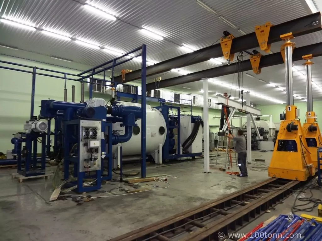 Демонтаж, перемещение и монтаж вакуумной машины в Дубне