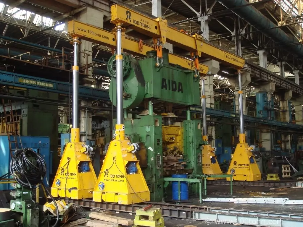 Демонтаж и транспортировка прессов SMG и Aida