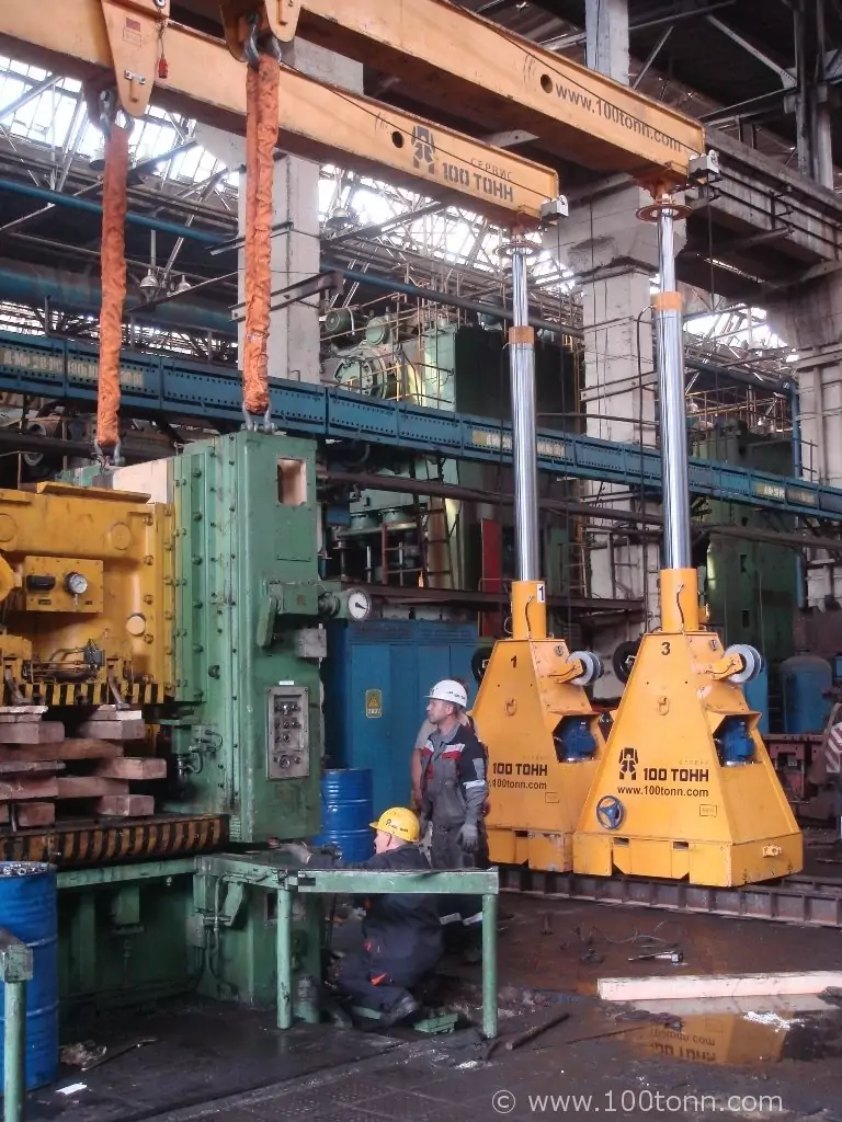 Демонтаж и транспортировка прессов SMG и Aida