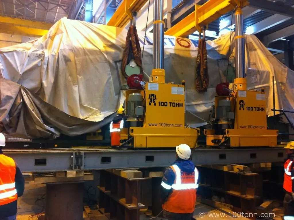 Установка силового оборудования ALSTOM на Челябинской ГРЭС