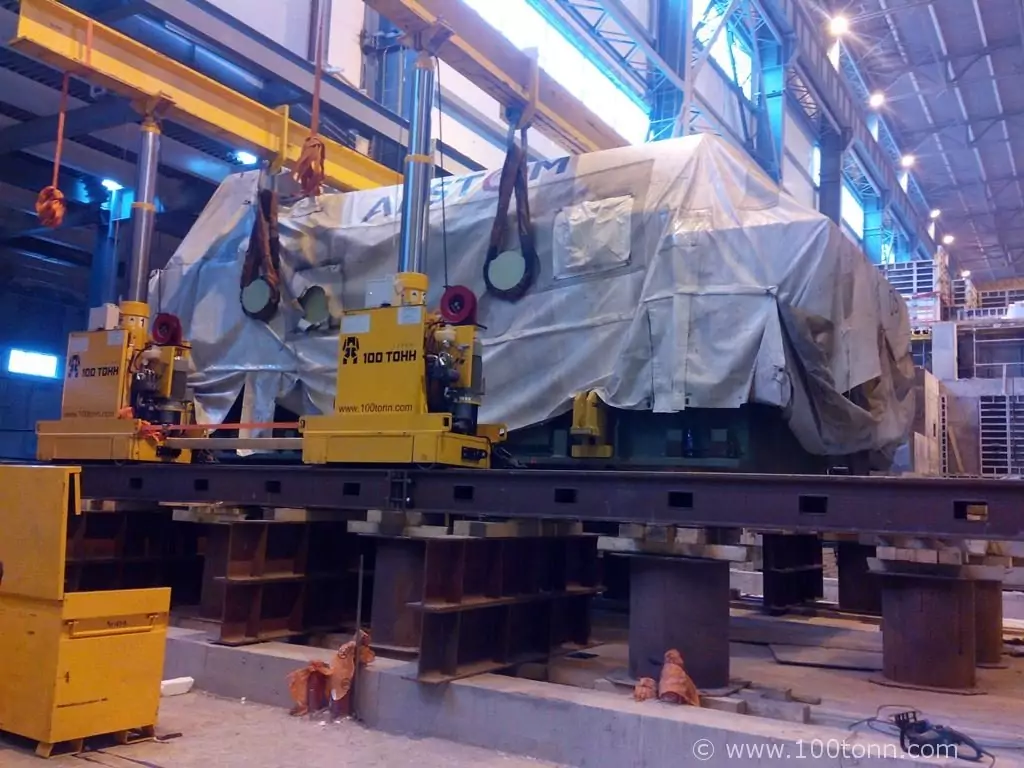 Установка силового оборудования ALSTOM на Челябинской ГРЭС