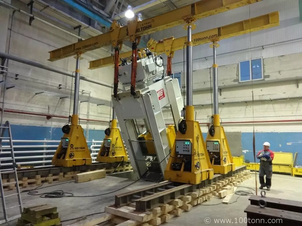 Установка пресса MIB Hydro в проектное положение