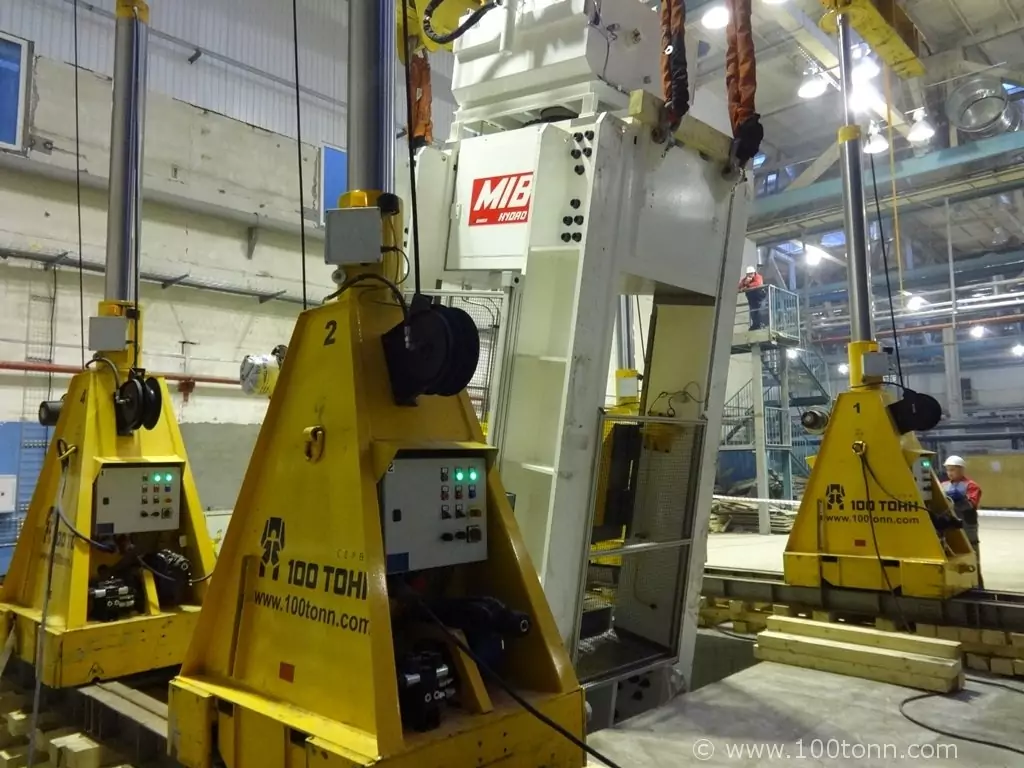 Установка пресса MIB Hydro в проектное положение